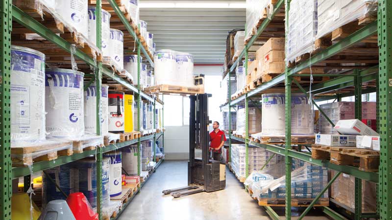 Modernes Umlauflager bei der ERL GmbH