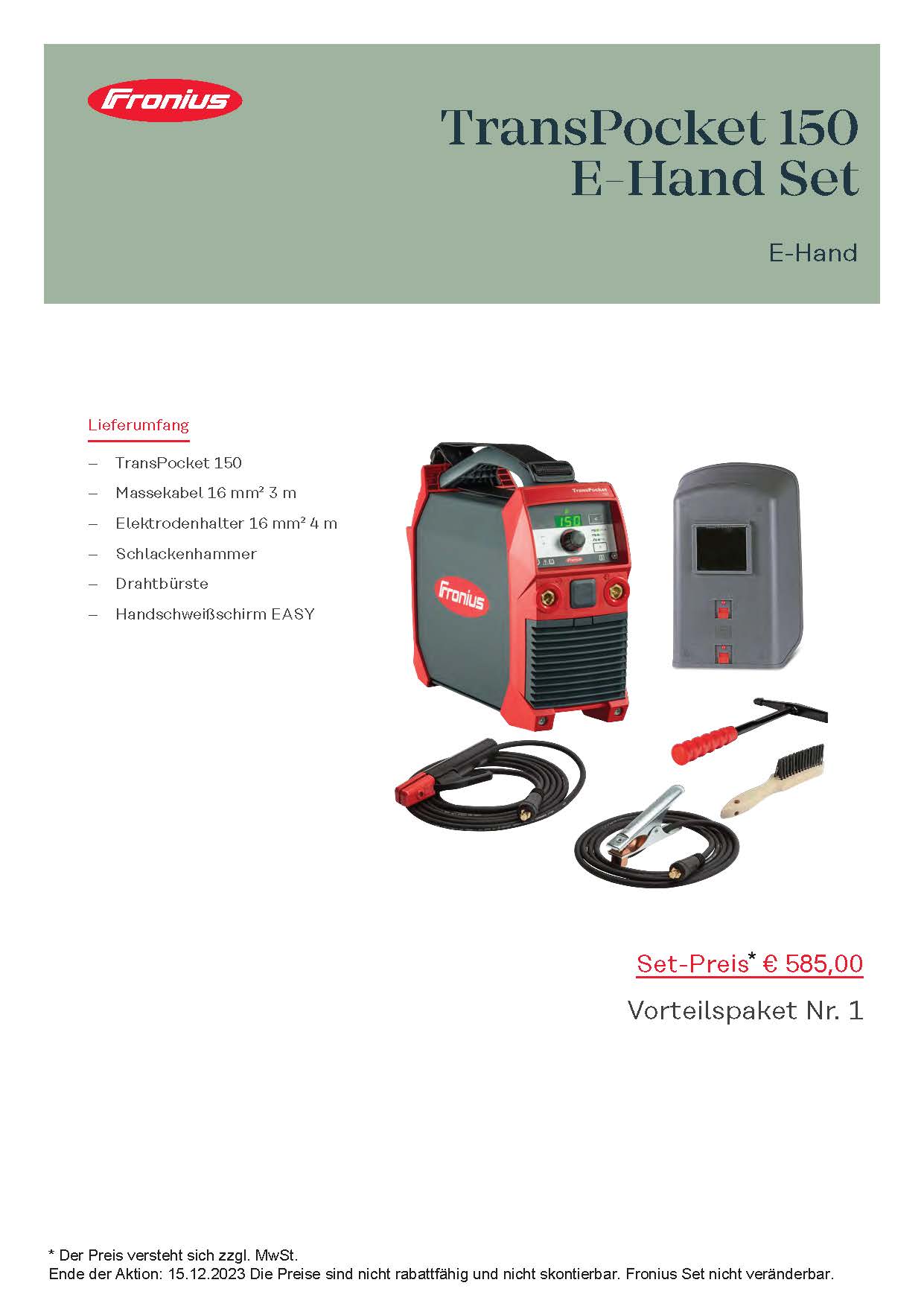 Paket 1: Transpocket 150 E-Hand