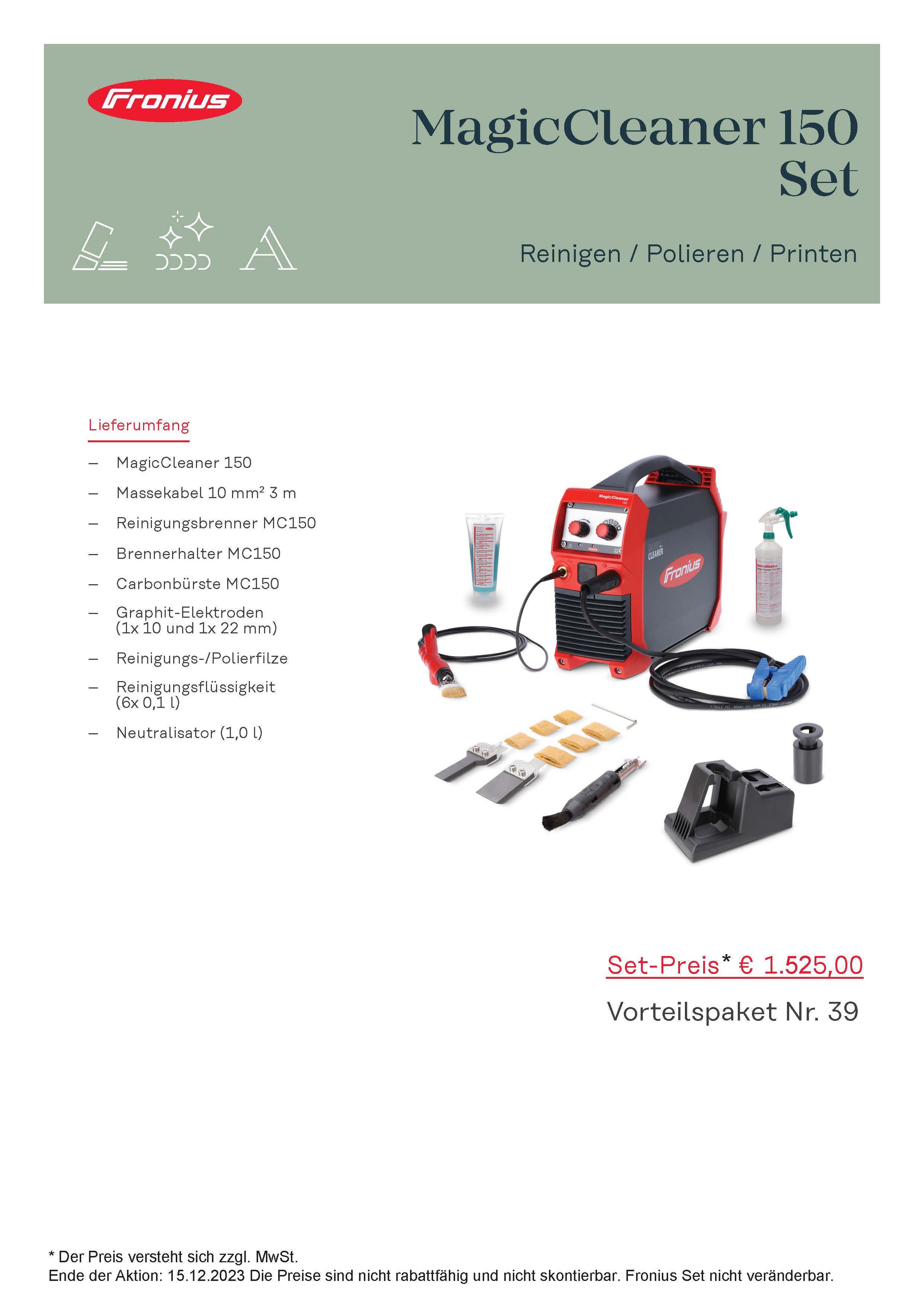 Paket 39: MagicCleaner 150