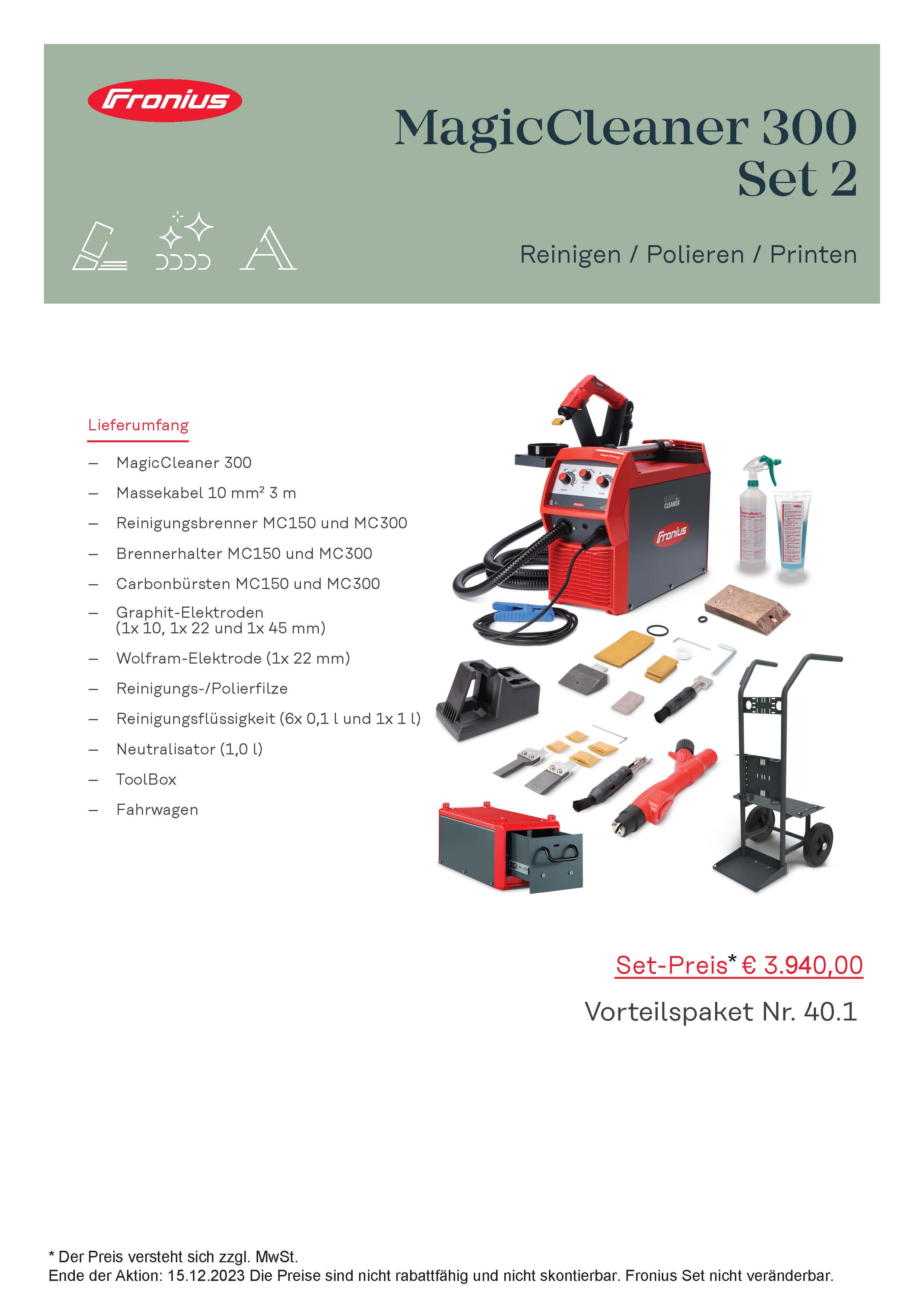 Paket 40.1: MagicCleaner 300