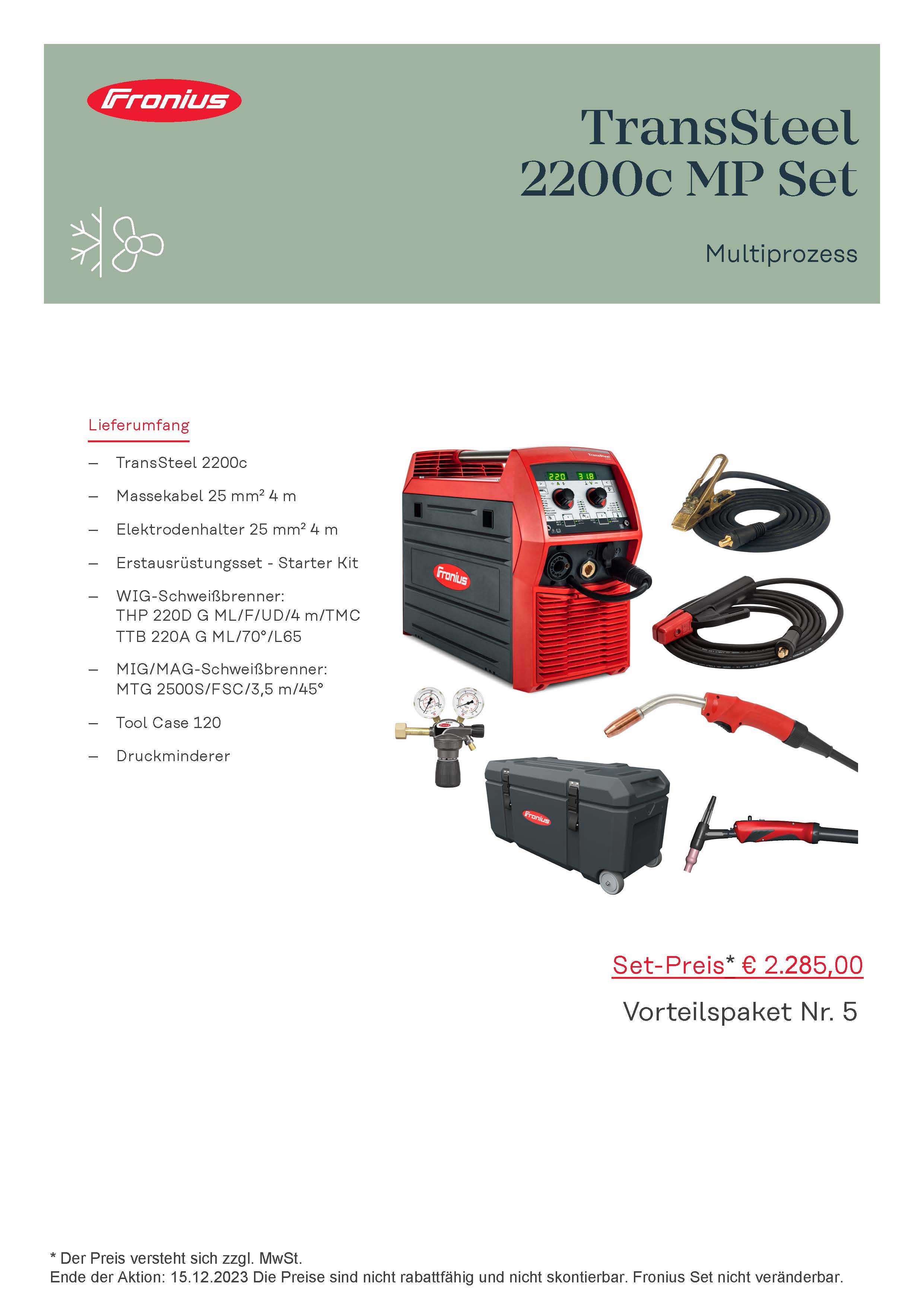 Paket 5: TransSteel 2200c MP