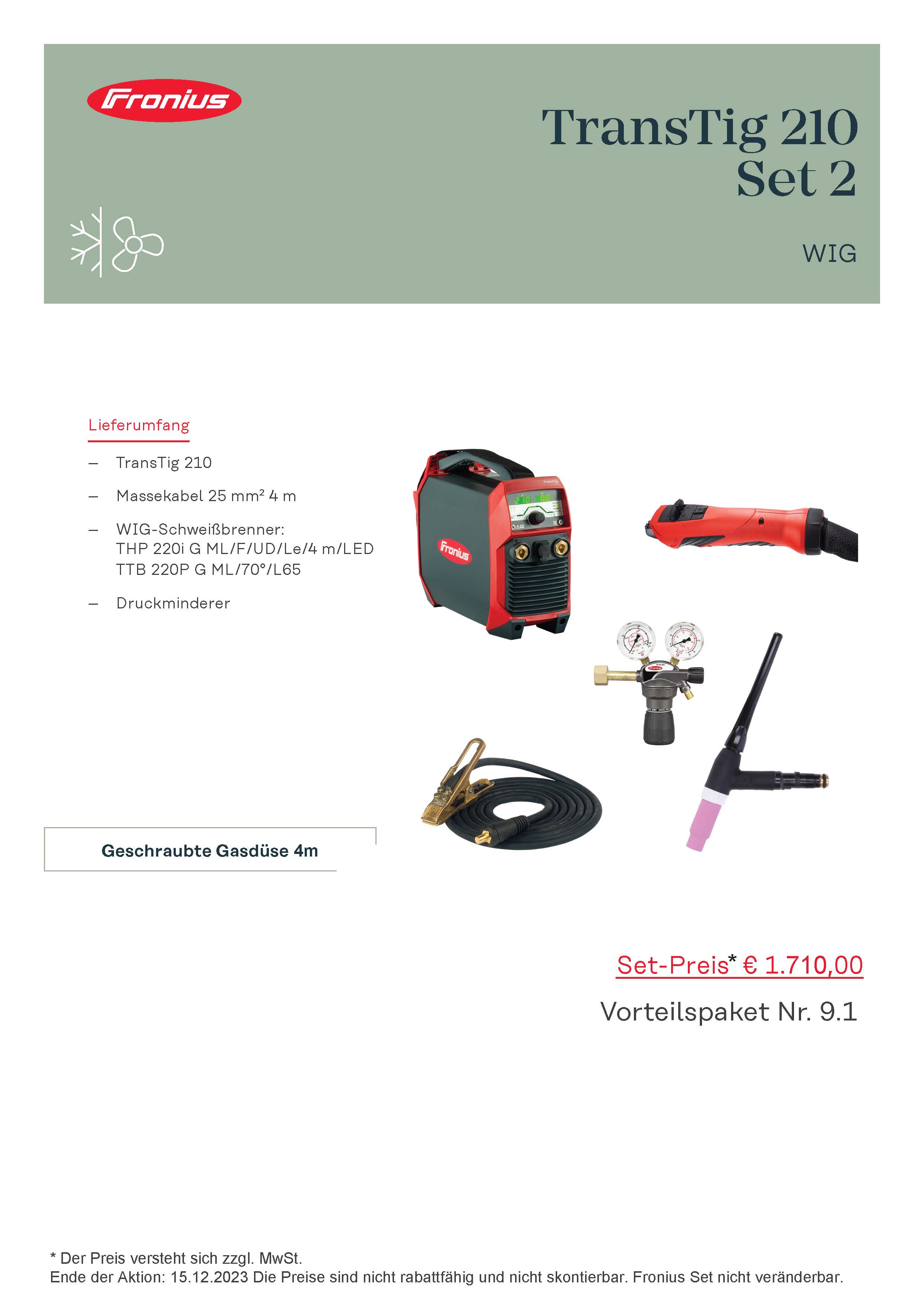 Paket 9.1: TransTig 210