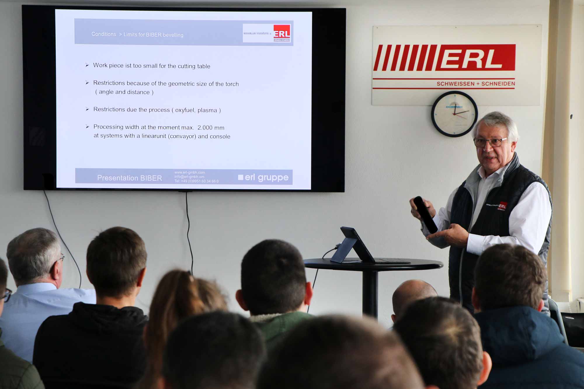 Vortrag von Martin Erl zur ERL Automation GmbH